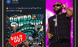 Davido Sold Out Tickets O2 Arena