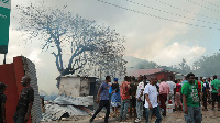 Vibanda vya machinga jirani na hostel za UDSM vyateketea kwa moto