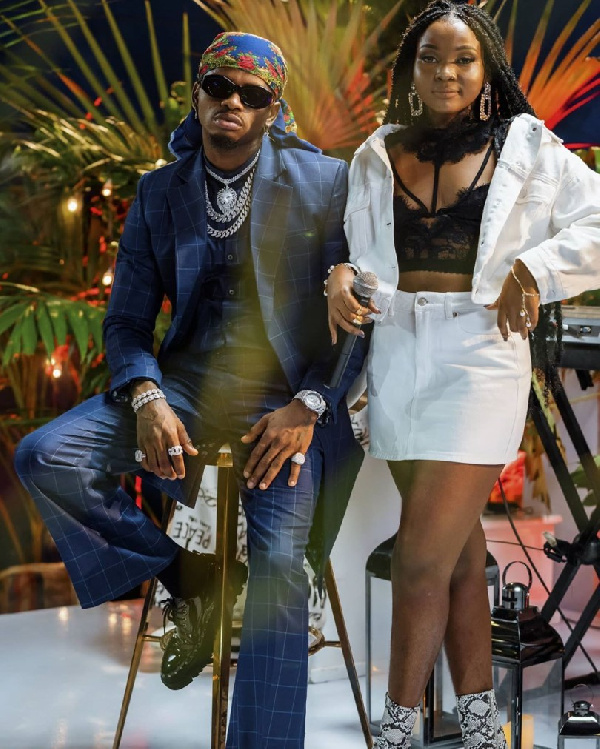 Diamond Platnumz akiwa na Zuchu