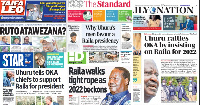 Magazeti Alhamisi, Agosti 12: Uhuru amchagua rasmi Raila kama mrithi wake 2022