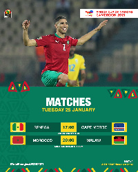 Ratiba michezo ya leo AFCON, Januari 25