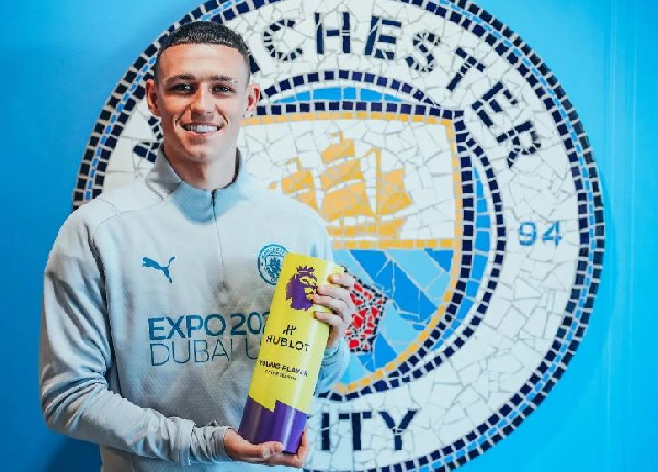 Nyota wa klabu ya Manchester City Phil Foden