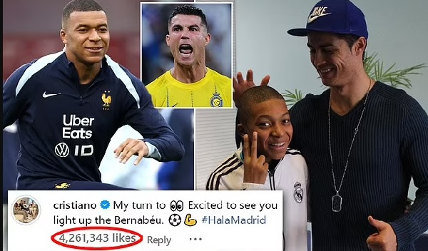 Ronaldo aweka rekodi mpya Instagram