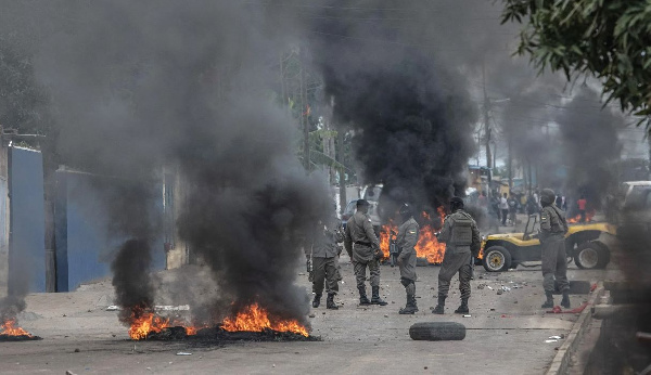 Wananchi wachoma moto kituo cha polisi kisa matokeo ya uchaguzi