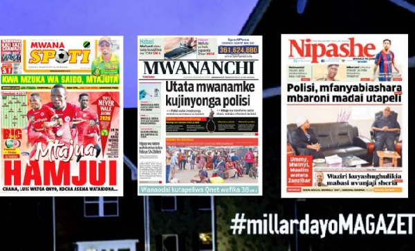 Habari kubwa za Magazeti ya Tanzania leo December 23, 2020