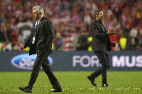 Carlo Ancelotti na Diego Simeone.