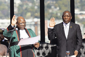 Cyril Ramaphosa Sworn In As President  860x581