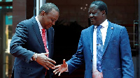 Kenyatta na Raila Odinga