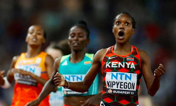 Kipyegon wa Kenya ashinda dhahabu katika mbio za mita 1,500