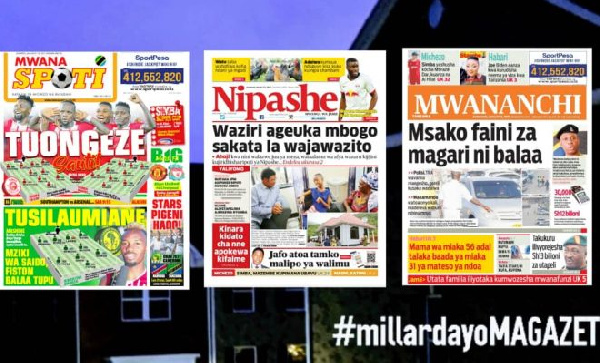 Habari kubwa za Magazeti ya Tanzania leo January 23, 2021