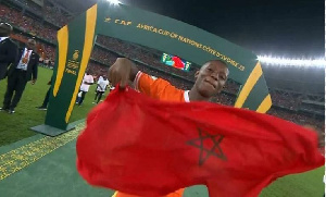 Max Gradel Morocco Flag