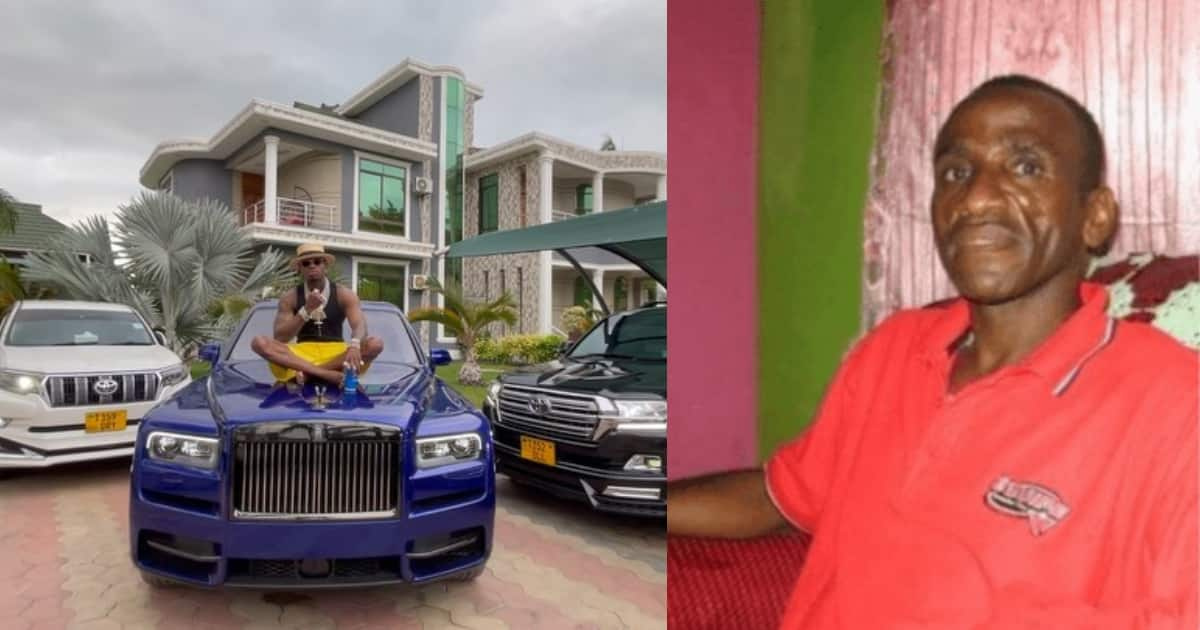 Babake Diamond asema hana haja ya kubebwa kwenye gari lake la Rolls Royce