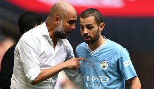 Bernado Silva With Pep