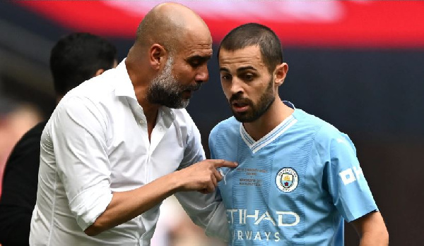 Guardiola aukubali mziki wa Bernado Silva