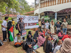 Waandamanaji Wanaounga Mkono Palestina Wazuiliwa Kwa Muda Kenya