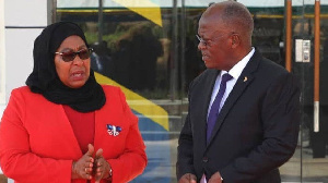 Samia Suluhu And President Magufuli