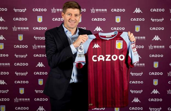 Steven Gerrard ndie Kocha mpya wa Aston Villa