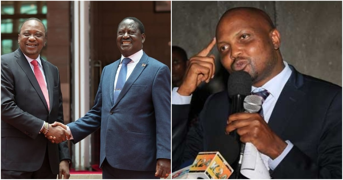 Kwa nini Hujampeleka Kwa Wazazi: Moses Kuria atania Rais Uhuru kuhusu Raila