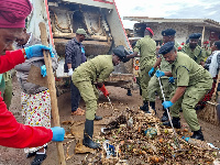 Polisi Manyara walivyofanya usafi sokoni