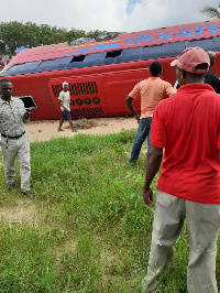 Watu wawili wajeruhiwa katika ajali ya basi