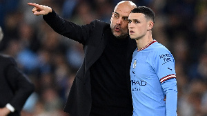 Guardiola With Foden