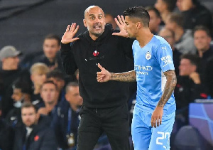 Pep With Joa Cancelo