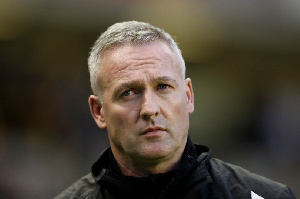 1355 Wolverhampton Wanderers Manager Paul Lambert Before The Match