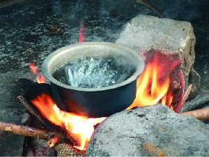 Boiling Water Hot Water