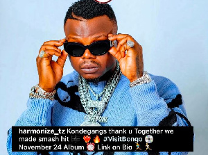 Harmonize Atangaza Jina La Albamu Yake Mpya