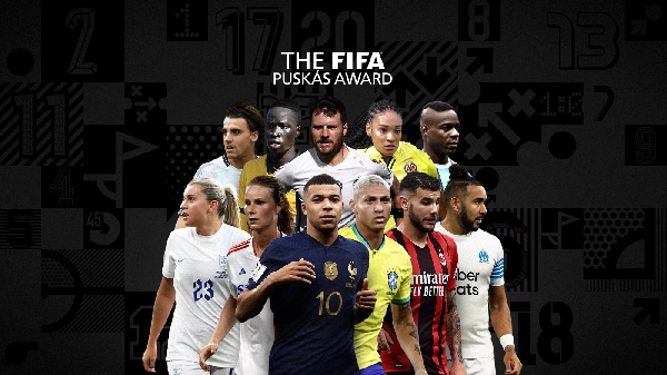 List ya wachezaji waowania Tuzo ya Goli bora la FIFA (Puskas)  2022