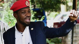 Bobi Wine Akamatwa Na Usalama Uwanja Wa Ent