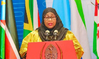 Rais Samia Suluhu Hassan.