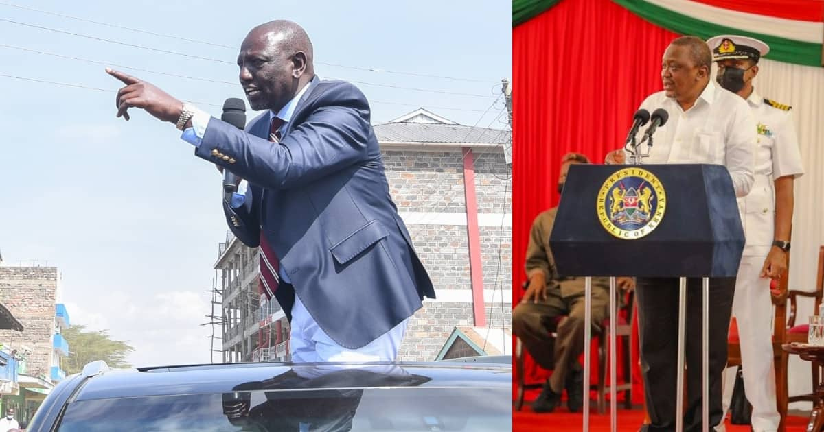 Wewe endelea kupiga duru, Rais Kenyatta amwambia DP Ruto