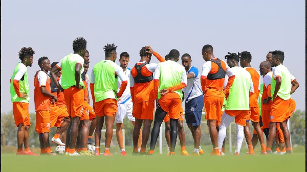 Azam FC wakiendelea kujifua kujifua nchini Misri