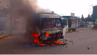 Maandamano Kenya: Gari lachomwa moto barabarani