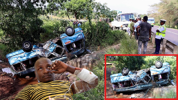 Ajali Boma: Gari latumbukia mtoni na kujeruhi 19