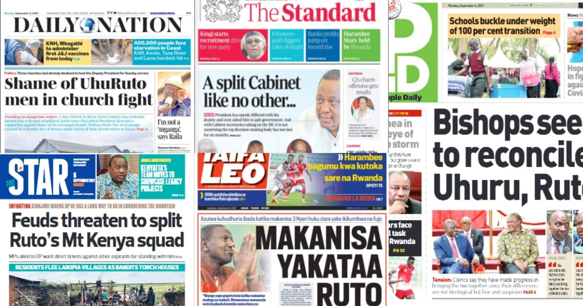 Magazeti: Viongozi wa kidini wapanga kumfanyia Uhuru na Ruto handisheki