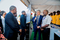 GGML's Managing Director, Terry Strong, expresses appreciation to the 2nd Vice President of Zanzibar