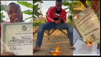 Kijana achoma vyeti vyake vyote baada ya kukosa kazi miaka 13 - Video