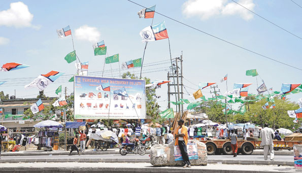 Bendera za CCM, Chadema zashushwa mji wa Moshi