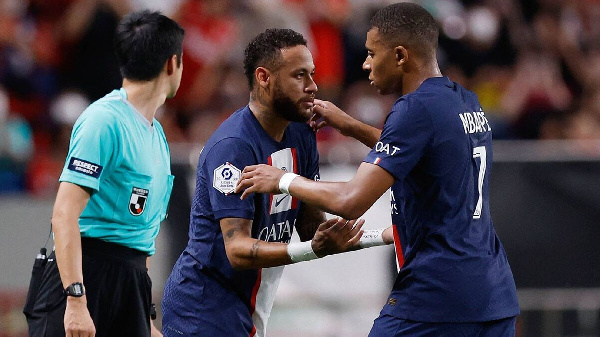 Mbappe akiri kutifuana na Neymar