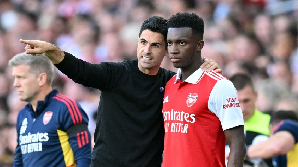 Arteta: Eddie Nketiah hauzwi