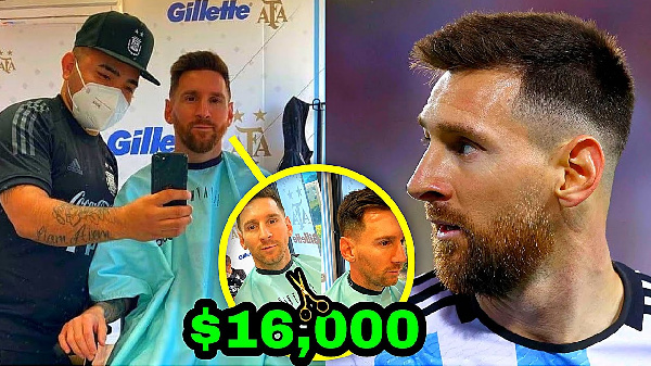 Messi humlipa kinyozi wake Milioni 40 kwa mnyoo