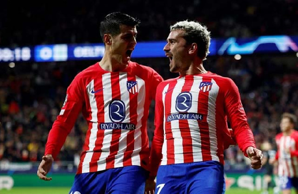 Antoine Griezmann  na Álvaro Morata