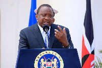 Uhuru Kenyatta.