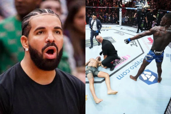 Drake ashinda Bilioni 6.28 ushindi wa Adesanya