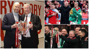 Ten Hag With Ferguson