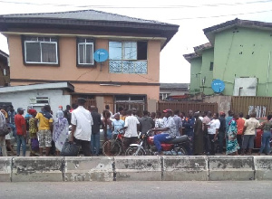 The Crime Scene On Ogunlana Drive Lagos