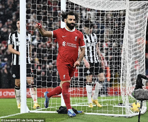 Salah apiga goli 2 Liverpool ikiichapa Newcastle Anfield