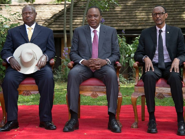 Uhuru, Museveni, Kagame walimlilia Magufuli